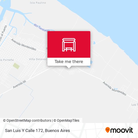 San Luis Y Calle 172 map