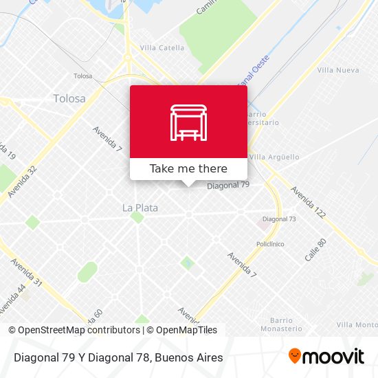 Diagonal 79 Y Diagonal 78 map