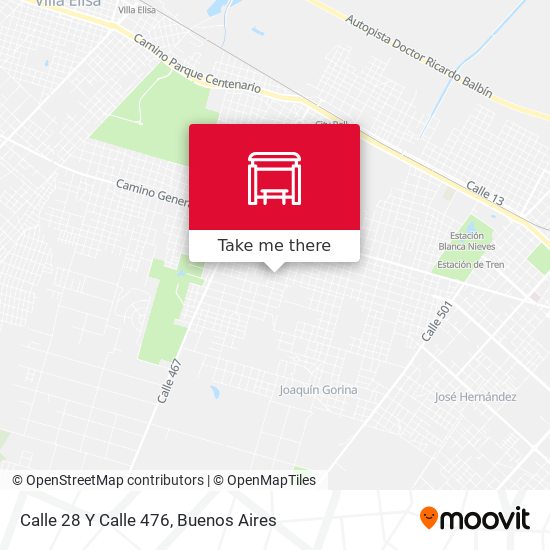Calle 28 Y Calle 476 map