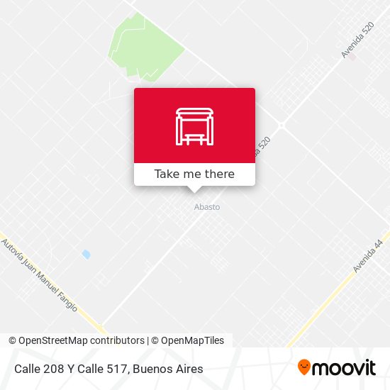 Calle 208 Y Calle 517 map