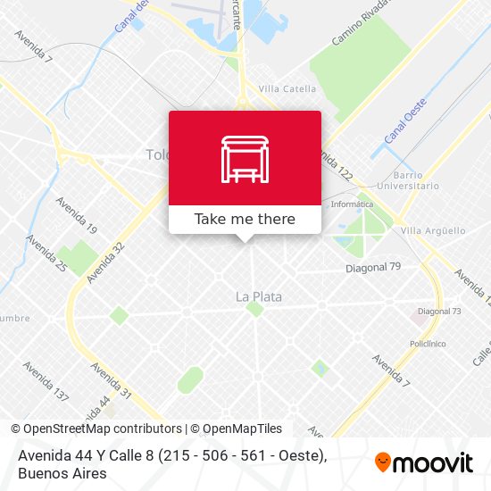 Avenida 44 Y Calle 8 (215 - 506 - 561 - Oeste) map