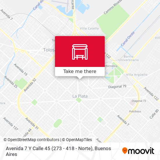 Avenida 7 Y Calle 45 (273 - 418 - Norte) map