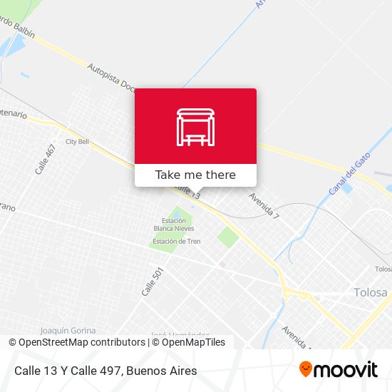 Calle 13 Y Calle 497 map