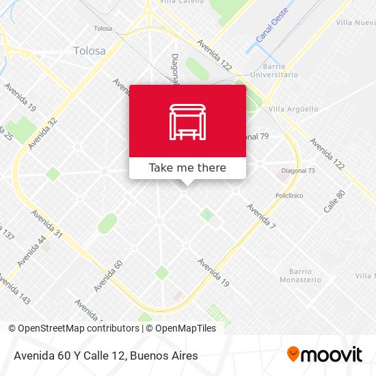 Mapa de Avenida 60 Y Calle 12