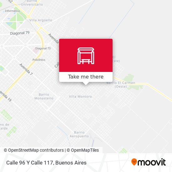 Mapa de Calle 96 Y Calle 117