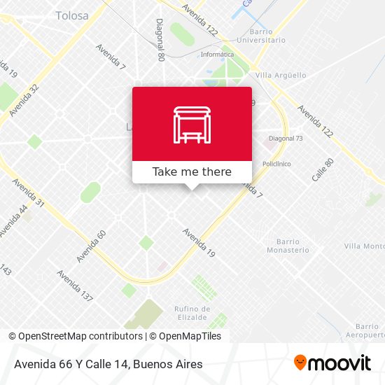 Mapa de Avenida 66 Y Calle 14
