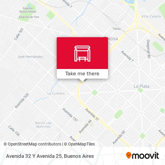 Avenida 32 Y Avenida 25 map