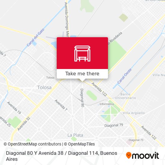 Mapa de Diagonal 80 Y Avenida 38 / Diagonal 114