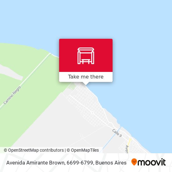 Mapa de Avenida Amirante Brown, 6699-6799