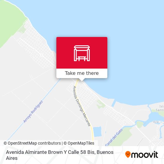 Avenida Almirante Brown Y Calle 58 Bis map