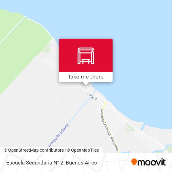 Mapa de Escuela Secundaria N° 2