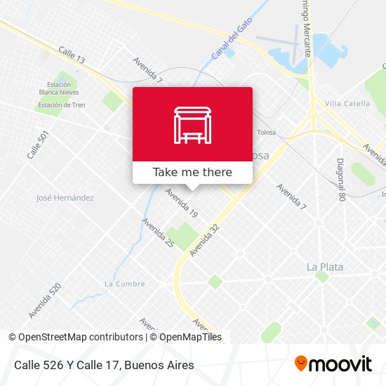 Mapa de Calle 526 Y Calle 17