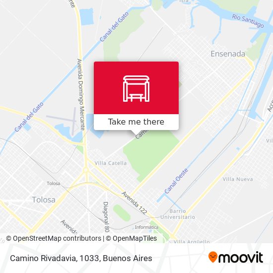 Camino Rivadavia, 1033 map