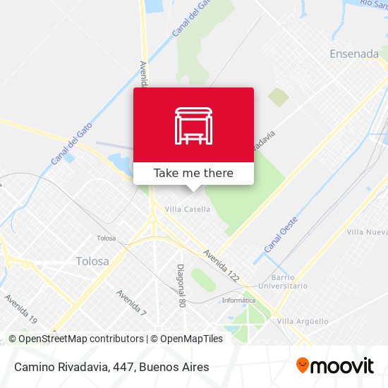 Camino Rivadavia, 447 map
