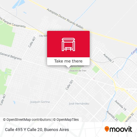 Calle 495 Y Calle 20 map