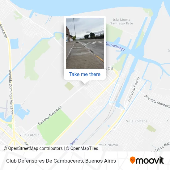 Club Defensores De Cambaceres map