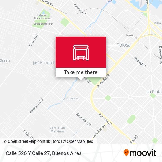 Mapa de Calle 526 Y Calle 27
