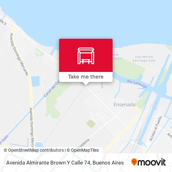 Avenida Almirante Brown Y Calle 74 map