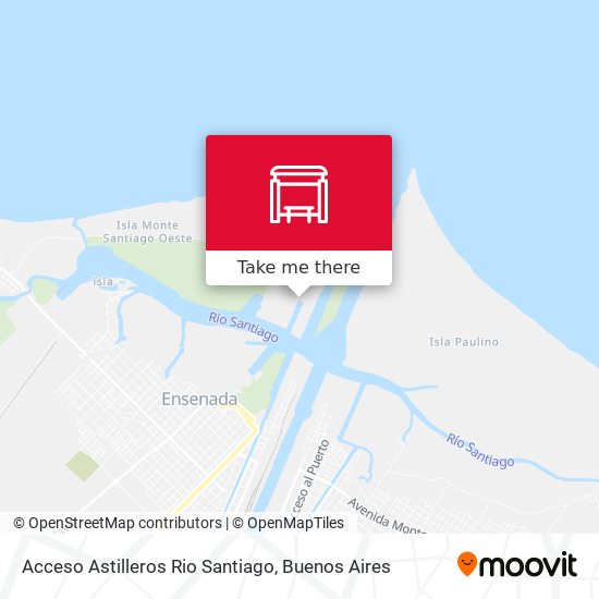Acceso Astilleros Rio Santiago map