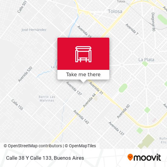 Calle 38 Y Calle 133 map