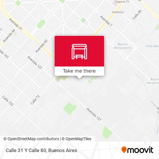 Calle 31 Y Calle 80 map