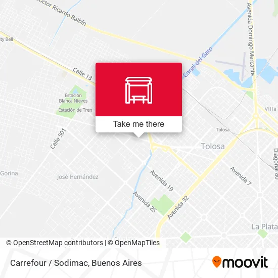 Carrefour / Sodimac map