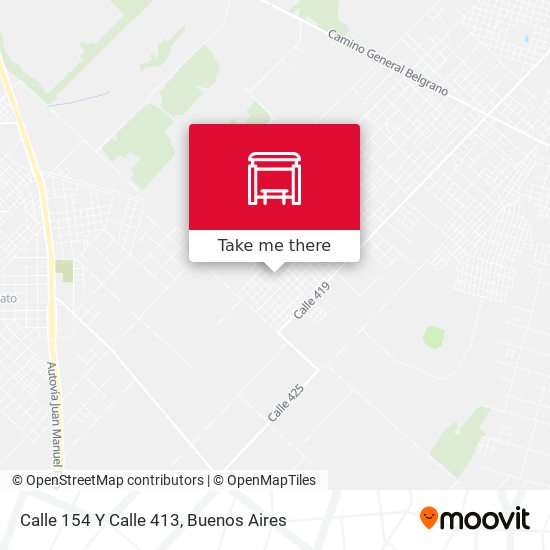 Calle 154 Y Calle 413 map