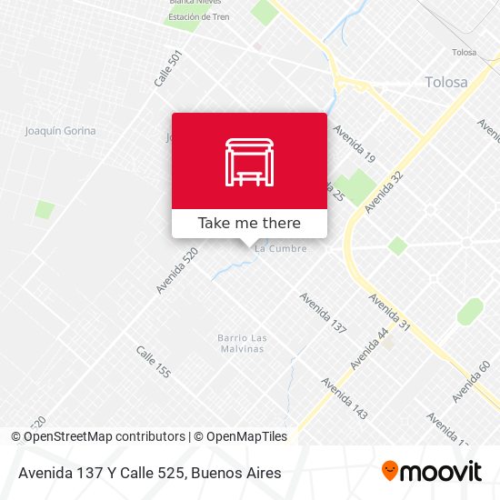 Mapa de Avenida 137 Y Calle 525