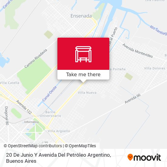 Mapa de 20 De Junio Y Avenida Del Petróleo Argentino
