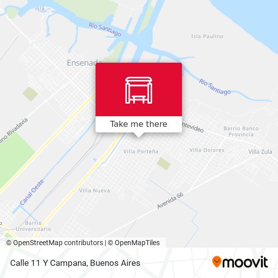 Calle 11 Y Campana map