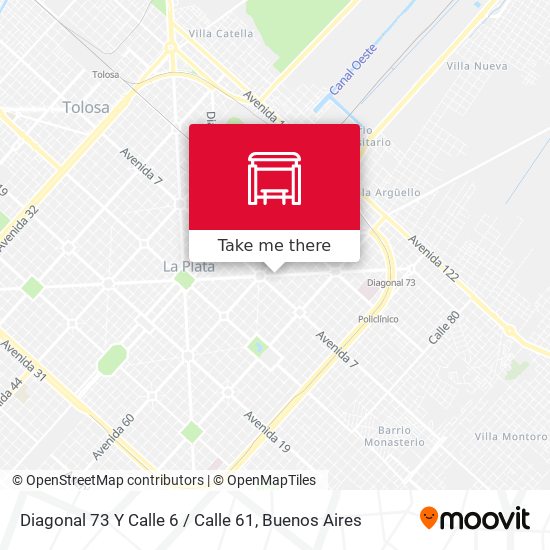 Mapa de Diagonal 73 Y Calle 6 / Calle 61