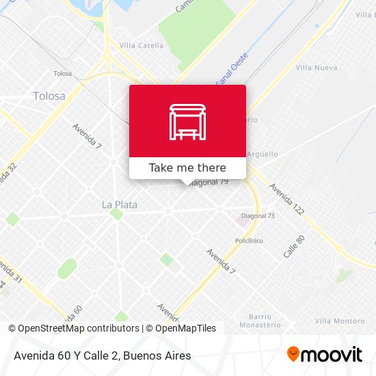 Avenida 60 Y Calle 2 map
