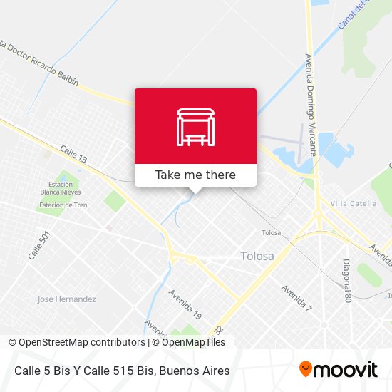 Calle 5 Bis Y Calle 515 Bis map