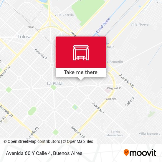 Mapa de Avenida 60 Y Calle 4