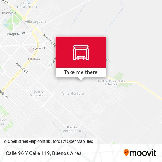 Calle 96 Y Calle 119 map