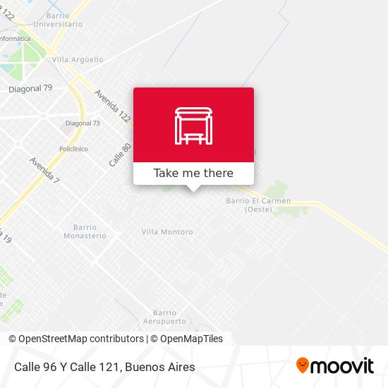Calle 96 Y Calle 121 map