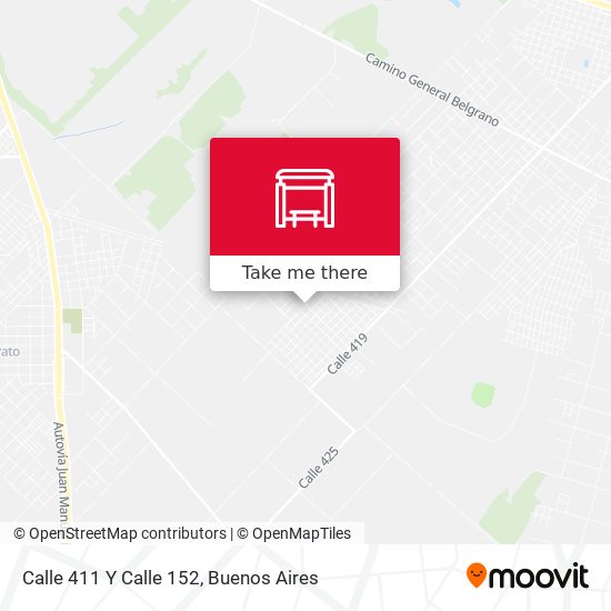 Mapa de Calle 411 Y Calle 152