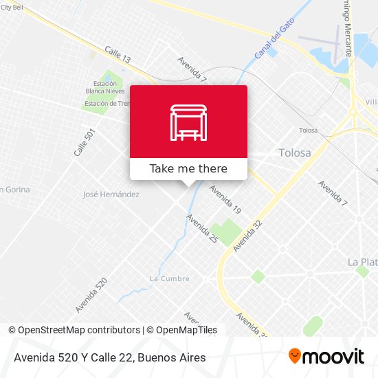 Mapa de Avenida 520 Y Calle 22