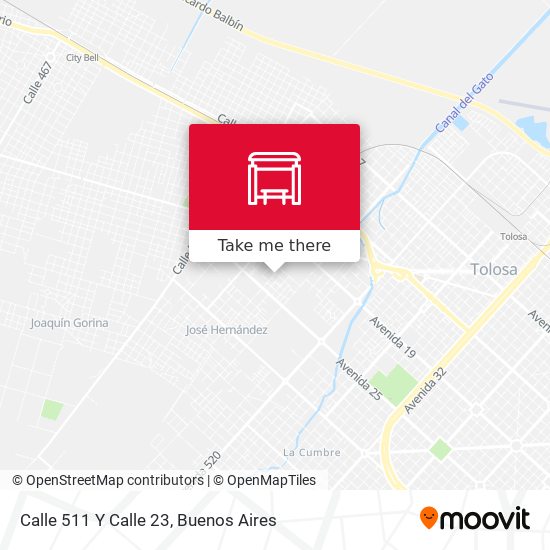 Mapa de Calle 511 Y Calle 23