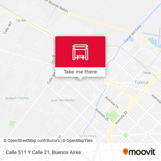 Calle 511 Y Calle 21 map