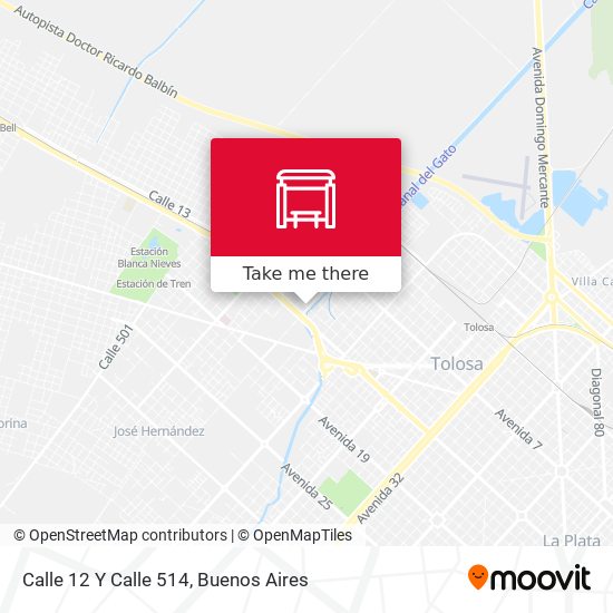 Calle 12 Y Calle 514 map