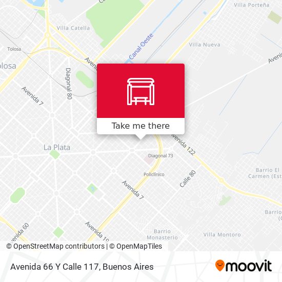 Mapa de Avenida 66 Y Calle 117