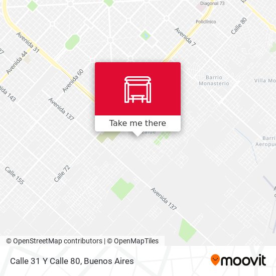 Calle 31 Y Calle 80 map