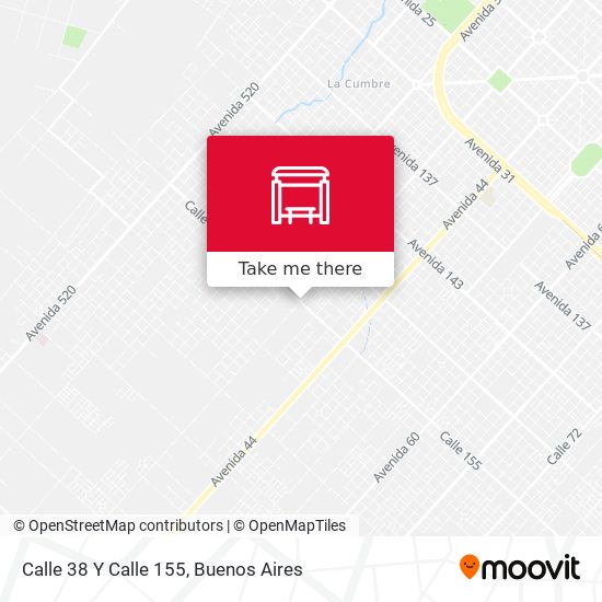 Mapa de Calle 38 Y Calle 155