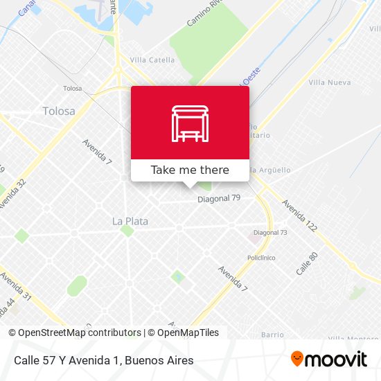 Calle 57 Y Avenida 1 map