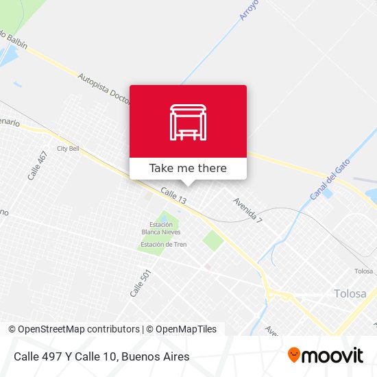 Calle 497 Y Calle 10 map