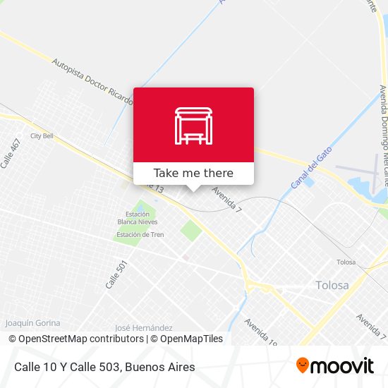 Calle 10 Y Calle 503 map