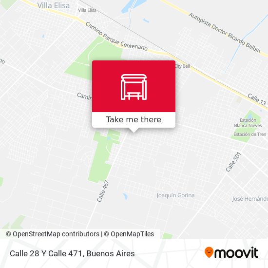 Calle 28 Y Calle 471 map