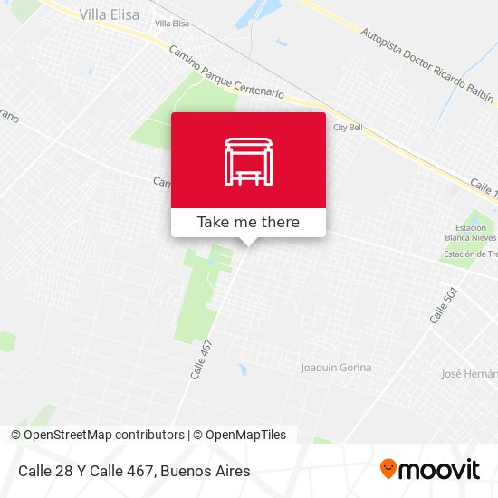 Calle 28 Y Calle 467 map