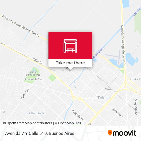 Mapa de Avenida 7 Y Calle 510